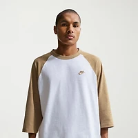 Nike Mens Crew Neck 3/4 Sleeve Active T-Shirt