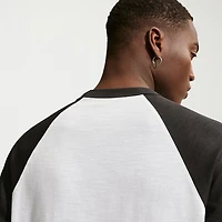 Nike Mens Crew Neck 3/4 Sleeve Active T-Shirt