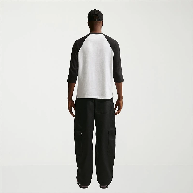 Nike Mens Crew Neck 3/4 Sleeve Active T-Shirt