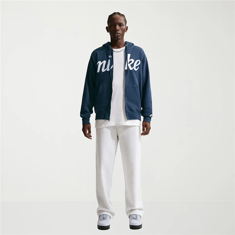 Nike Mens Long Sleeve Fleece Zipper Active Hoodie
