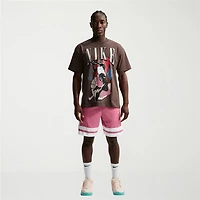 Nike Mens Crew Neck Short Sleeve Regular Fit Graphic T-Shirt