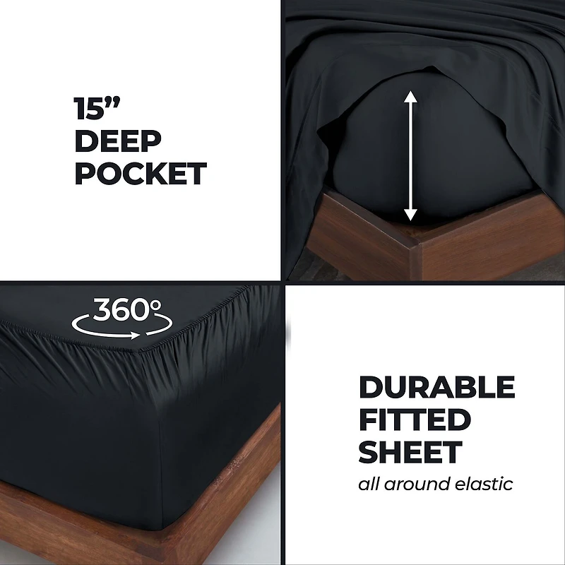 SUPERIOR® Beechwood Modal Cooling Soft 300tc Deep Pocket Sheet Set