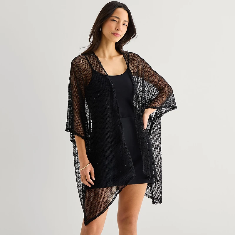 SOL and MER Popcorn Textured Topper Wrap