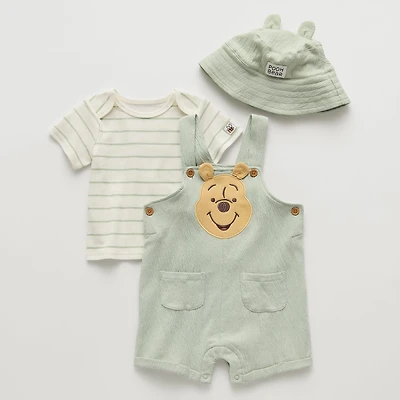 Baby Boys Round Neck Short Sleeve Romper Set