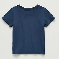 Okie Dokie Baby Boys Round Neck Short Sleeve Regular Fit Graphic T-Shirt
