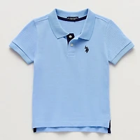 U.S. Polo Assn. Toddler Boys Short Sleeve Regular Fit Shirt