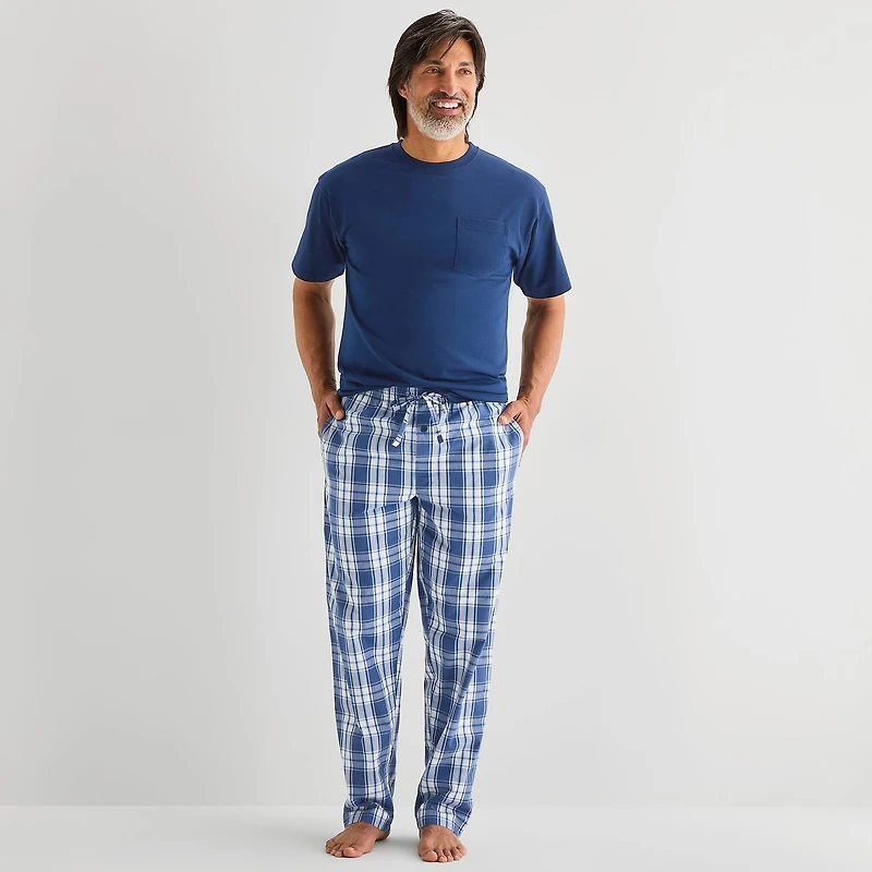 St. John's Bay Mens Poplin Pajama Pants