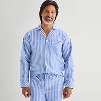Stafford Mens Long Sleeve 2-pc. Pajama Set