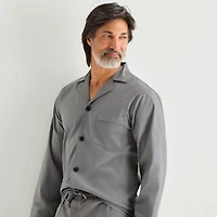 Stafford Mens Long Sleeve 2-pc. Pajama Set