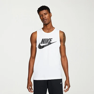 Nike Mens Crew Neck Sleeveless Muscle T-Shirt