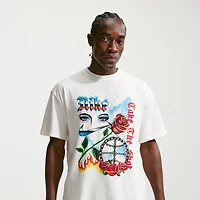 Nike Mens Crew Neck Short Sleeve Regular Fit Graphic T-Shirt