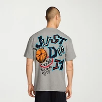 Nike Just Do It Mens Crew Neck Short Sleeve Regular Fit Graphic T-Shirt