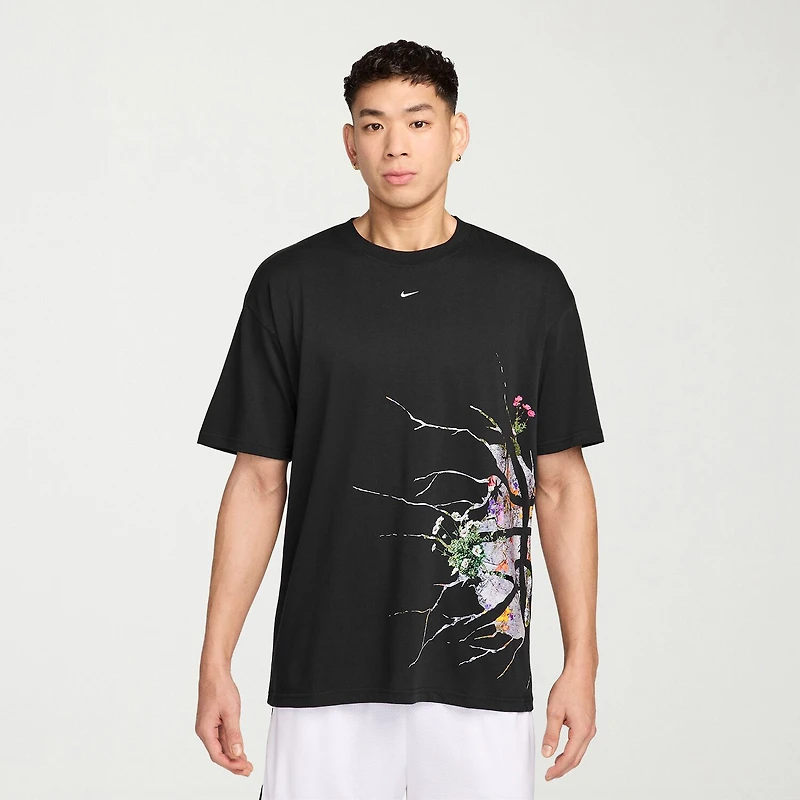 Nike Mens Crew Neck Short Sleeve Regular Fit Graphic T-Shirt