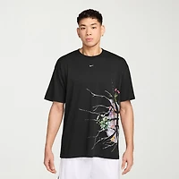 Nike Mens Crew Neck Short Sleeve Regular Fit Graphic T-Shirt