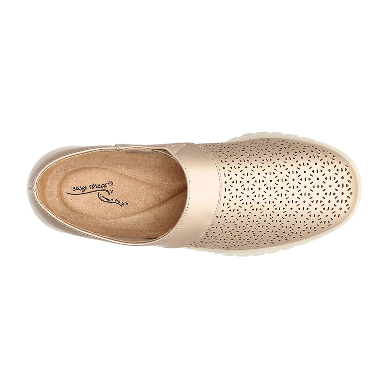 Easy Street Aretha Womens Round Closed Toe Mules