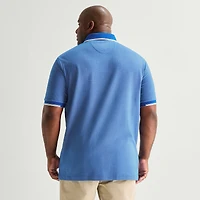 Shaquille O'Neal XLG™ Game On Big and Tall Mens Regular Fit Short Sleeve Polo Shirt