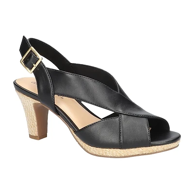 Easy Street Womens Christy Heeled Sandals