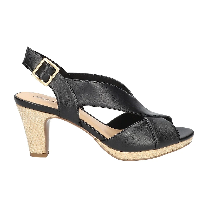 Easy Street Womens Christy Heeled Sandals