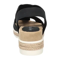 Easy Street Womens Freeport Espadrille Wedge Sandals