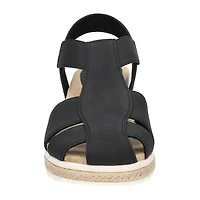 Easy Street Womens Freeport Espadrille Wedge Sandals