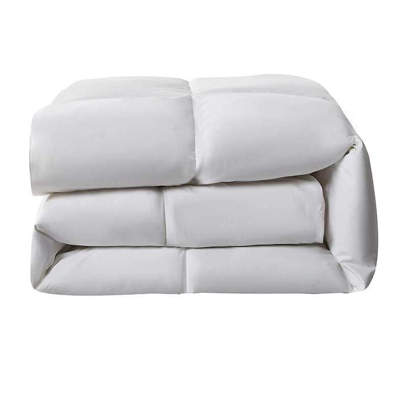 Serta 233 Thread Count Light Warmth White Goose Feather And Down Fiber Comforter