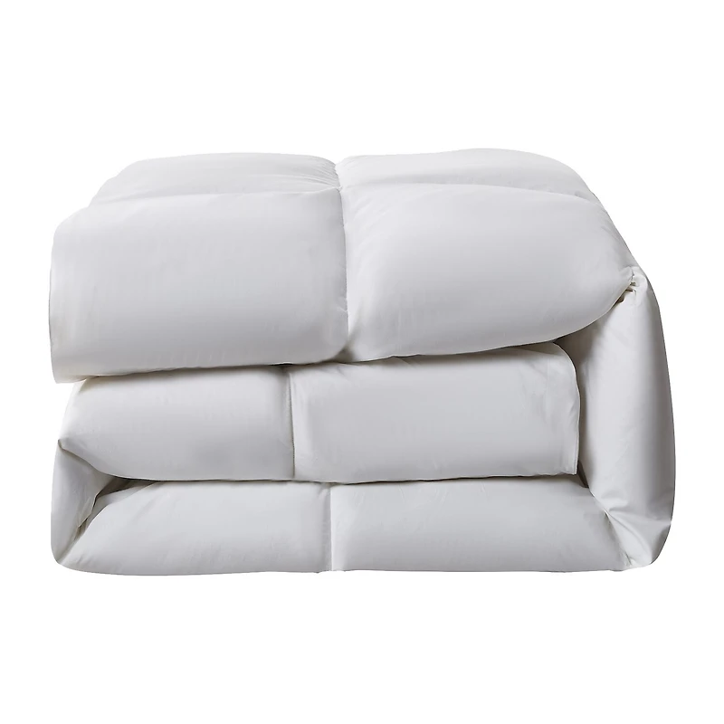 Serta 233 Thread Count All Seasons Warmth White Goose Feather And Down Fiber Comforter