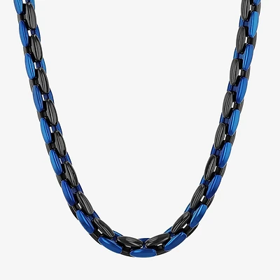Mens Stainless Steel 24 Inch Link Chain Necklace