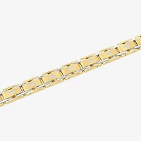 Mens Stainless Steel 8 1/2 Inch Link Bracelet