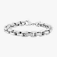 Mens Stainless Steel 9 Inch Link Bracelet