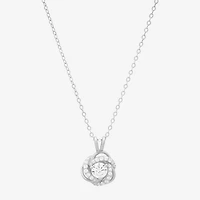 Diamonart Womens 1 1/3 CT. T.W. Cubic Zirconia 14K Gold Over Silver 2-pc. Jewelry Set