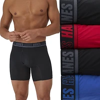 Hanes Moves X-Temp Performance Mens 4 Pack Boxer Briefs Um2bd4