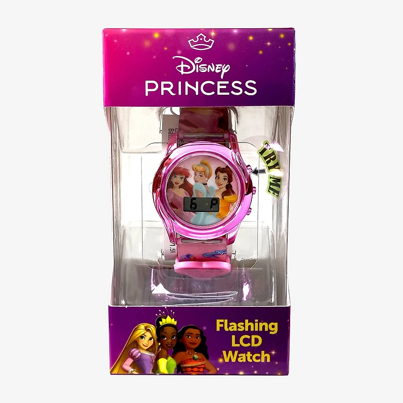 Disney Collection Princess Girls Pink Strap Watch Pn4692jc