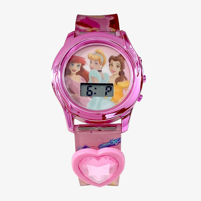 Disney Collection Princess Girls Pink Strap Watch Pn4692jc