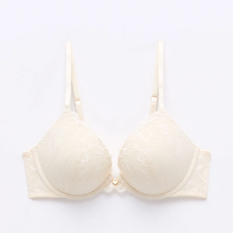Ambrielle Tulip Lace Push Up Bra