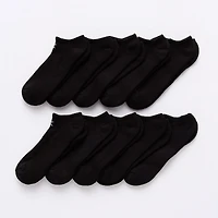 Xersion Quick-Dri Mens 10 Pair Low Cut Socks