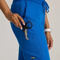 Grey's Anatomy™ by Barco Classic Grp689 Finley 6-Pocket Mid-Rise Jogger Womens Plus Tall Moisture Wicking Scrub Pant