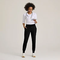 Grey's Anatomy™ by Barco Classic Grp689 Finley 6-Pocket Mid-Rise Jogger Womens Moisture Wicking Scrub Pant