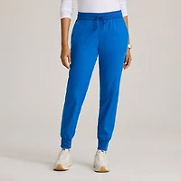 Grey's Anatomy™ by Barco Classic Grp689 Finley 6-Pocket Mid-Rise Jogger Womens Petite Moisture Wicking Scrub Pant