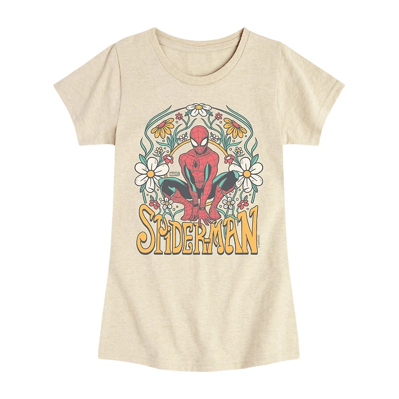 Disney Collection Little & Big Kid Girls Crew Neck Short Sleeve Regular Fit Guardians of the Galaxy Graphic T-Shirt