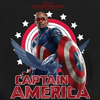 Disney Collection Captain America: Brave New World Little & Big Kid Boys Crew Neck Short Sleeve Regular Fit America Marvel Graphic T-Shirt