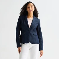 Liz Claiborne Womens Tall Regular Fit Blazer