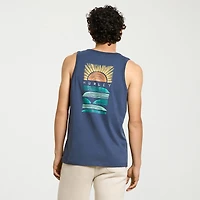 Hurley Mens Crew Neck Sleeveless Tank Top