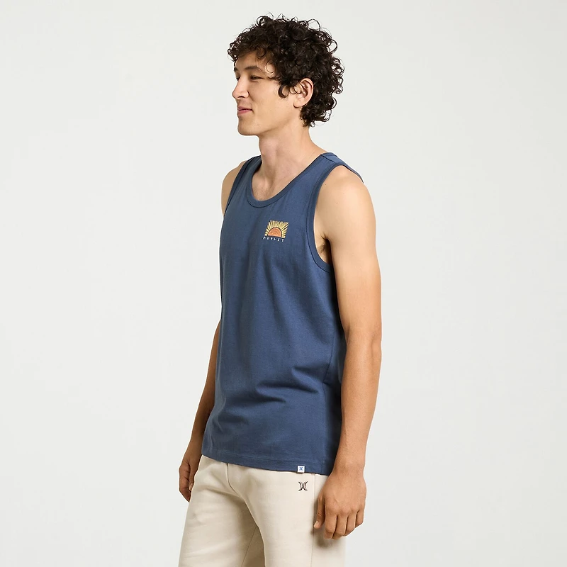 Hurley Mens Crew Neck Sleeveless Tank Top