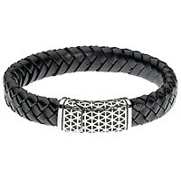 Mens Stainless Steel Wrap Bracelet