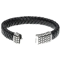 Mens Stainless Steel Wrap Bracelet