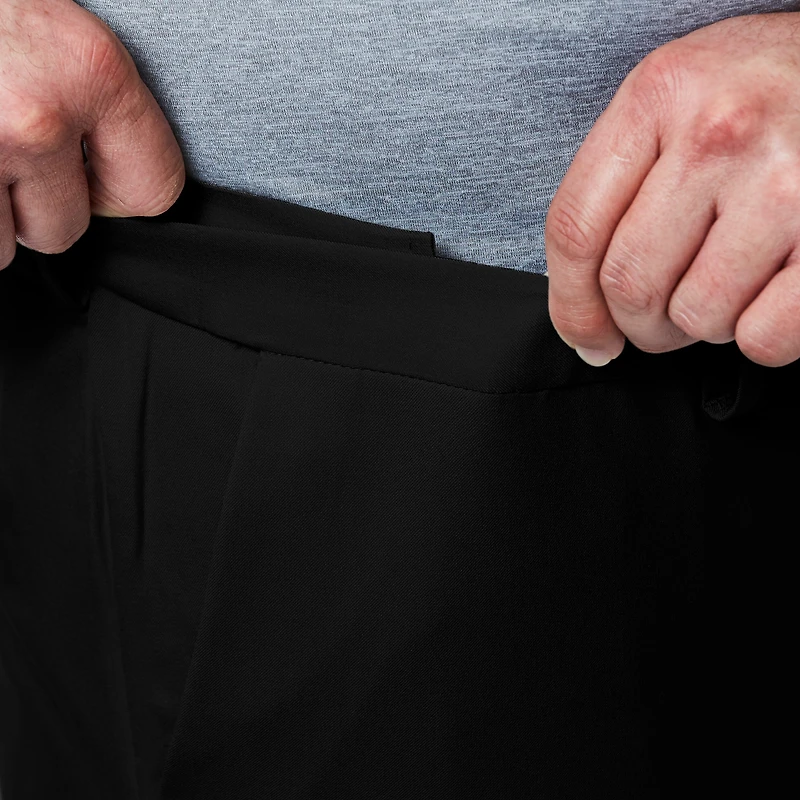Haggar Premium Comfort Expandable Waist Mens Classic Fit Big and Tall Dress Flat Front Pant