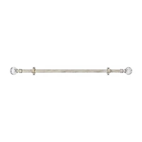 Metallo ¾in Adjustable Curtain Rod with Ilana Finial
