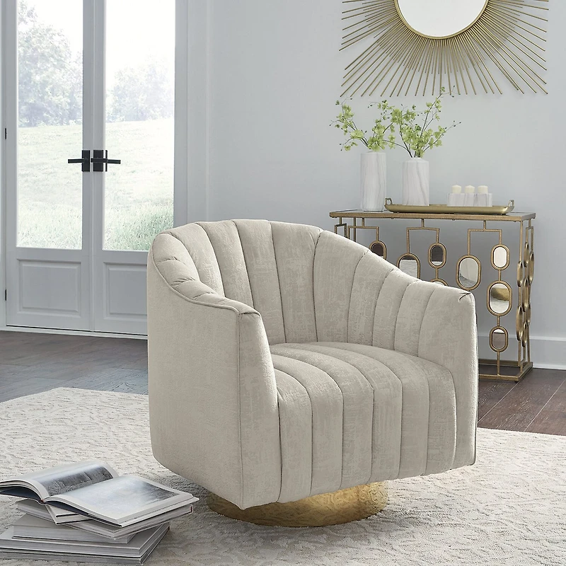 Signature Design by Ashley® Penzlin Swivel Barrel Chair