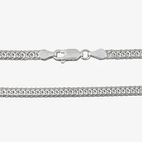Made in Italy Unisex Adult Sterling Silver 18 Inch Curb Chain Necklace