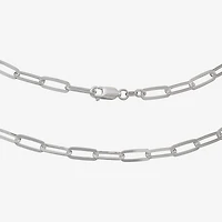 Made in Italy Womens Sterling Silver 20 Inch Link Necklace